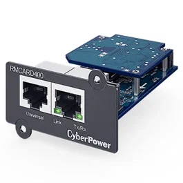 CyberPower RMCARD400 Tarjeta de Gestión Remota SNMP, RJ45, Monitoreo UPS, Compatible Sensor Ambiental